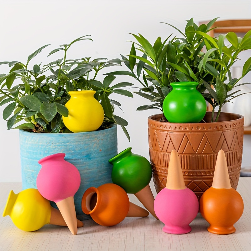 

Self-watering Terracotta Globes - Automatic Plant Hydration System For Indoor/outdoor Use - Decorative & Efficient