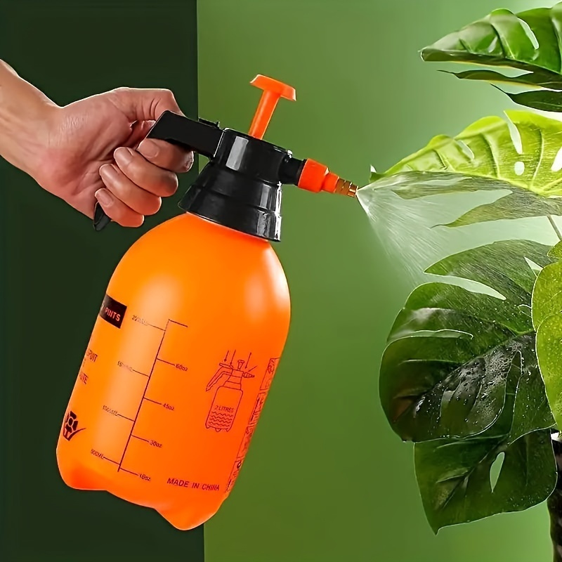 

2/3l Hand Pump Pressure Water Sprayer - Adjustable Spray Nozzle Gardening Watering Can, Plastic Air Compressed Plant Mister With Non-slip Handle For Household And Garden Use