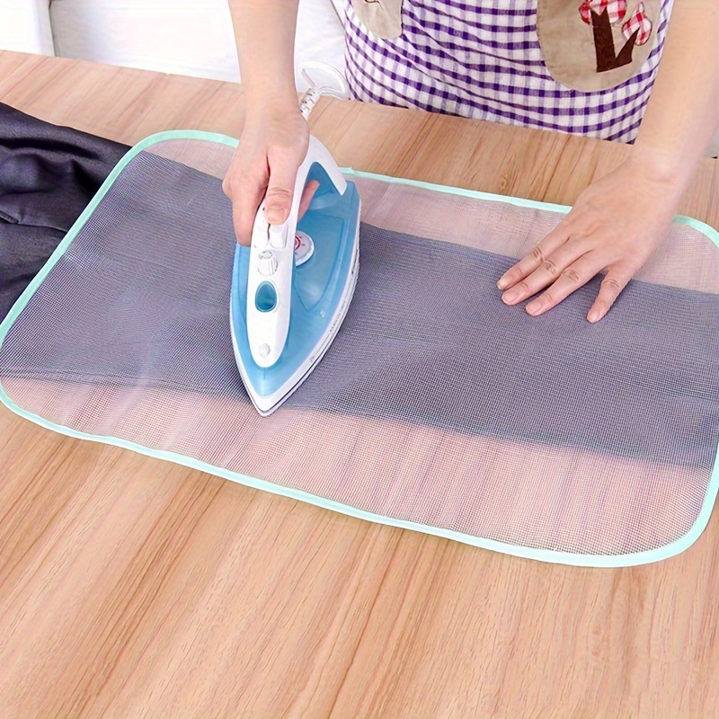 1pc mesh ironing board cover high temp resistant garment cloth heat insulation ironing mesh household mesh cloth ironing pad ironing net heat insulation garment pad color random details 1