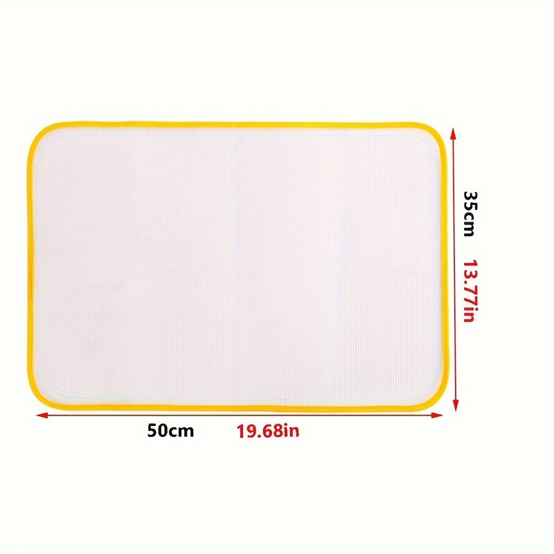 1pc mesh ironing board cover high temp resistant garment cloth heat insulation ironing mesh household mesh cloth ironing pad ironing net heat insulation garment pad color random details 5