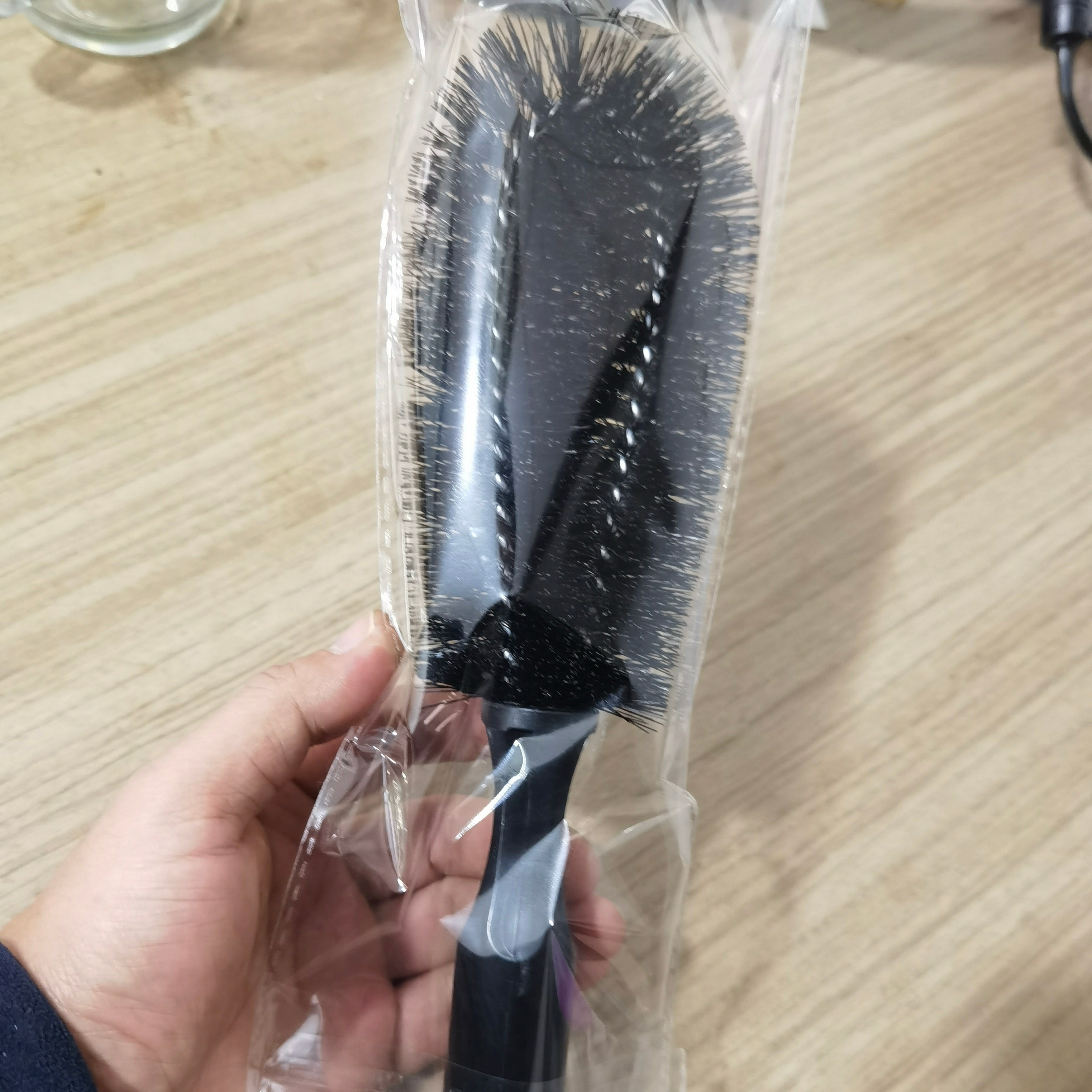 Sparkling , Ergonomic Multi-vehicle Tire Brush: For Efficient, Safe - , Deep-cleaning Bristles