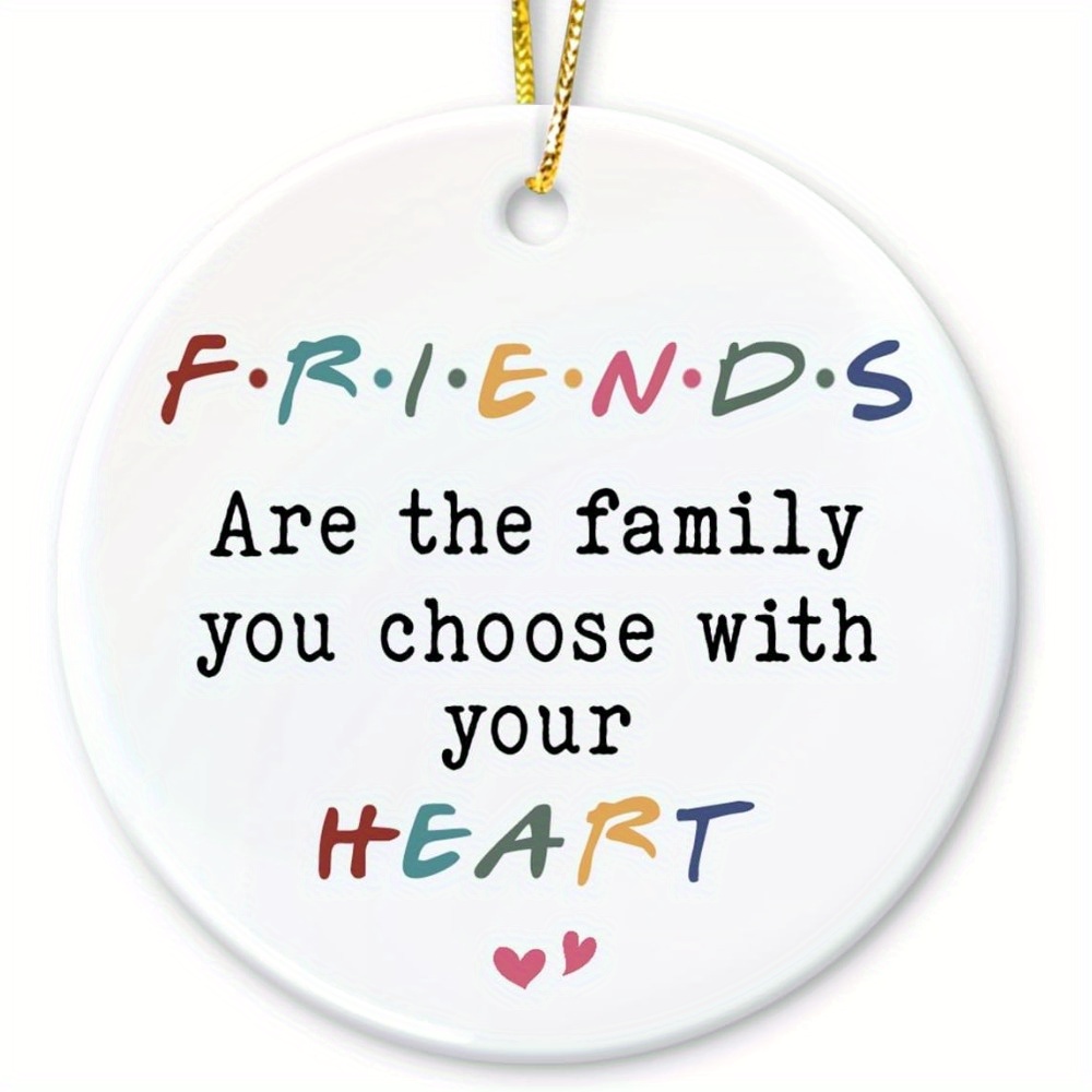 

Acrylic Friends Ornament - Sentimental Friendship Gift, Uncharged Best Friend Birthday Decor For Women, Unique Fun Female Friend Keepsake