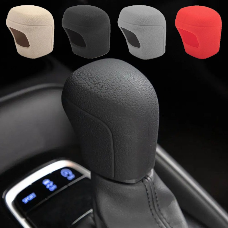 

Fit Silicone Gear Shift Knob Cover - Non-slip, Comfort Grip For Toyota Camry, Corolla & More - Easy Install, Scratch Protection