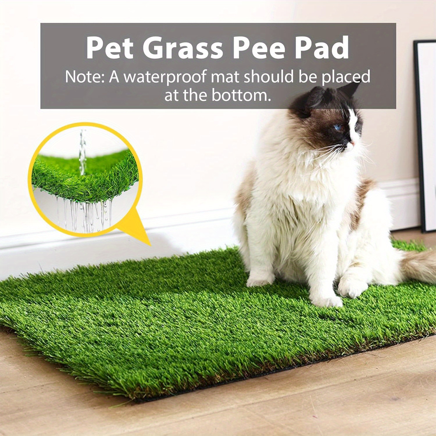 Artificial Grass Mat Pets Indoor Outdoor Pee Pad Temu