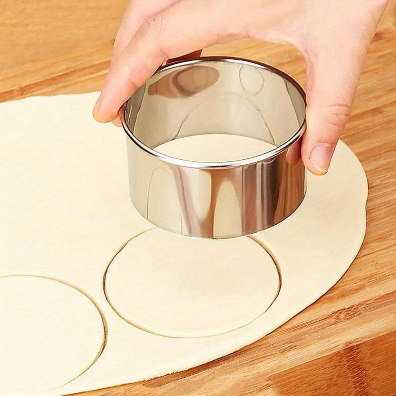 3pcs stainless steel dumpling maker set   dishwasher safe cutter wrapper for perfect dumplings ravioli fruit pies details 2