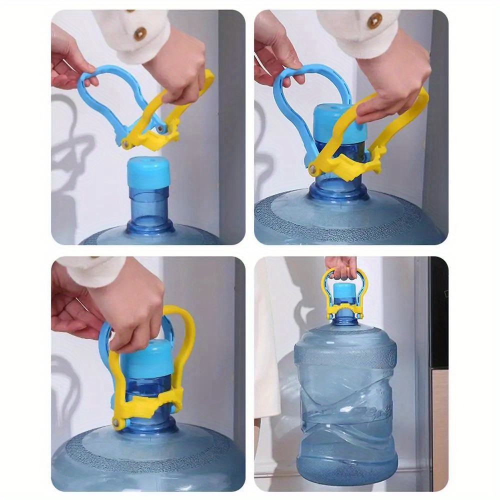 5 gallon water bottle carrier with wheels   non electric pail lifting handle device energy saving water jug transport holder tool portable bucket carrier for effortless carrying 1pc details 4