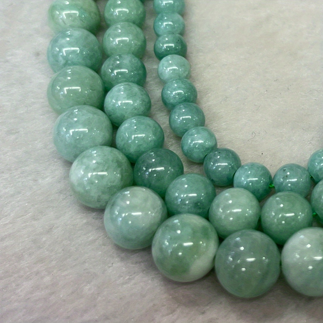 TEMU Natural Beads Beads 6mm/8mm/10mm - Natural Stone Beads For Making, For Bracelets & Necklaces - Unique Gift Idea