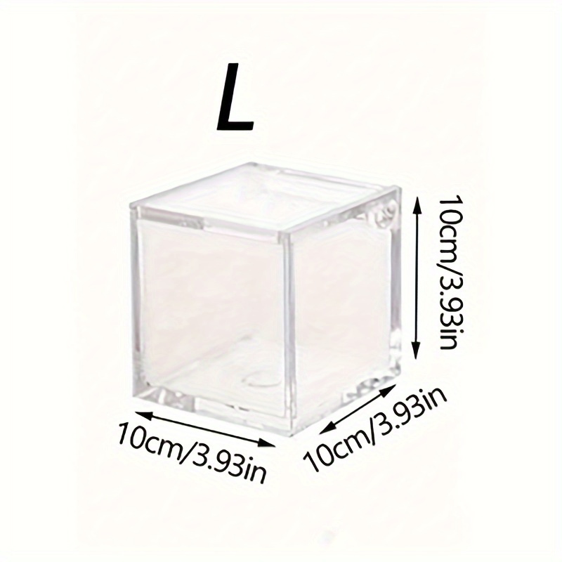 Acrylic Coffee Pod Holder - Dustproof Transparent Storage Box With Lid For