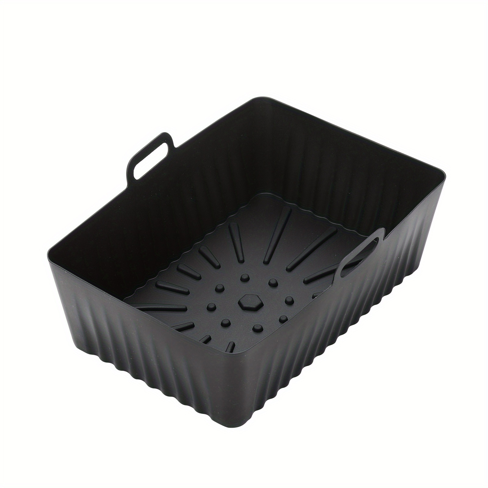 TEMU Silicone Air Fryer Liners (8.46''), Basket Bowls, Reusable Baking Trays, Oven Accessories
