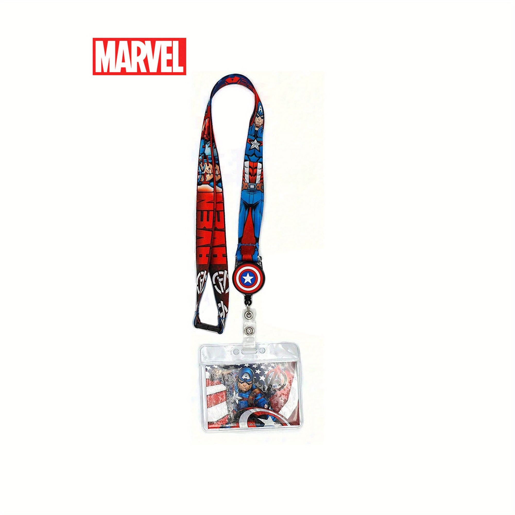 Captain America Card Holder Vertical Clear Id Card - Temu