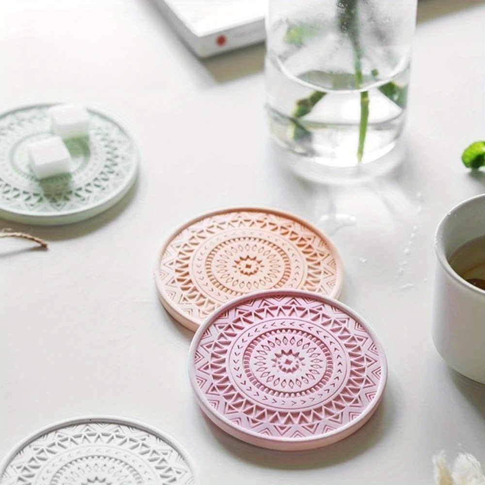 

2pcs Mandala Round Coaster Epoxy Resin Molds, Diverse Patterns Cup Mat Silicone Casting Molds, Diy Resin Coaster, Bowl Mat, Candle Holder, Home Decor Mold Set