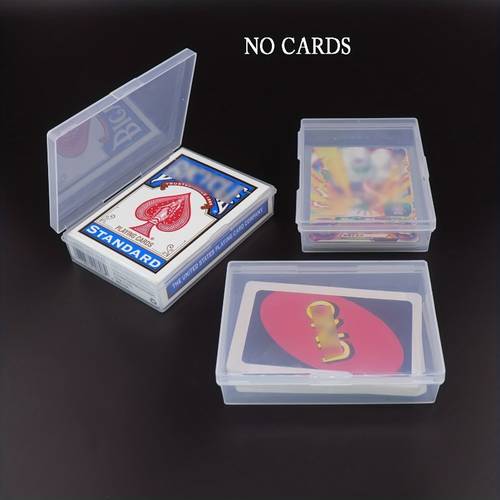 1pc empty playing card box holder storage case organizer snap closed christmas halloween thanksgiving gift