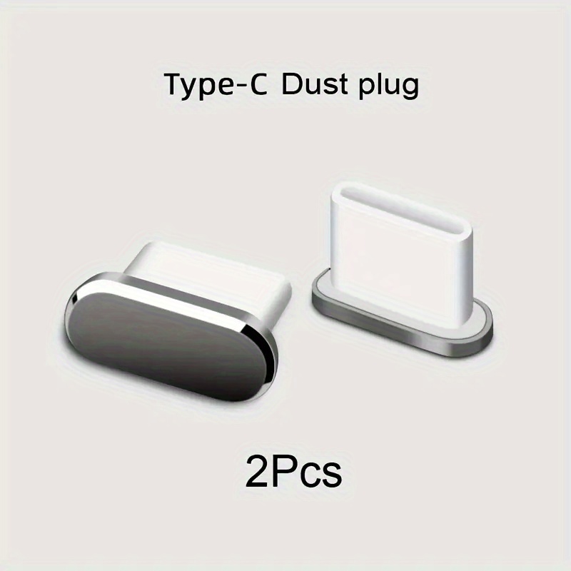 E-shop 2 Stück Staubschutzstecker für Type-C-Ladeanschluss