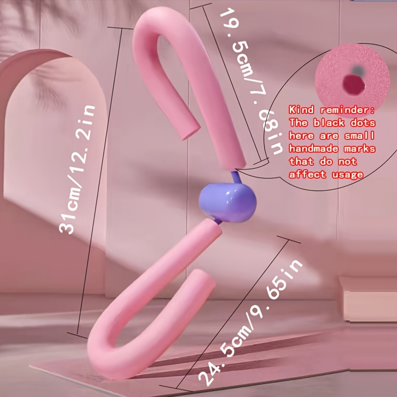 1pc Multifunctional Leg Beautification Thigh Exerciser - Pelvic Floor Muscle Trainer for Body Shaping, Postpartum Recovery, Leg & Butt Training - Manual Operation Fitness Equipment