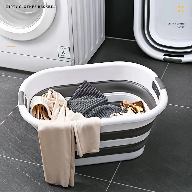 

[customer ] Space-saving Foldable Pet Bathtub With 3 Handles - Laundry Basin & Toy Storage, Pvc Material