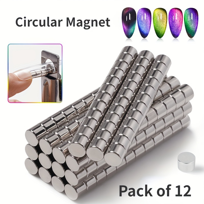 

12-piece Professional Nail Clipper Set With Magnetic Tips For Acrylic & Natural Nails - Durable Stainless Steel Manicure Tools