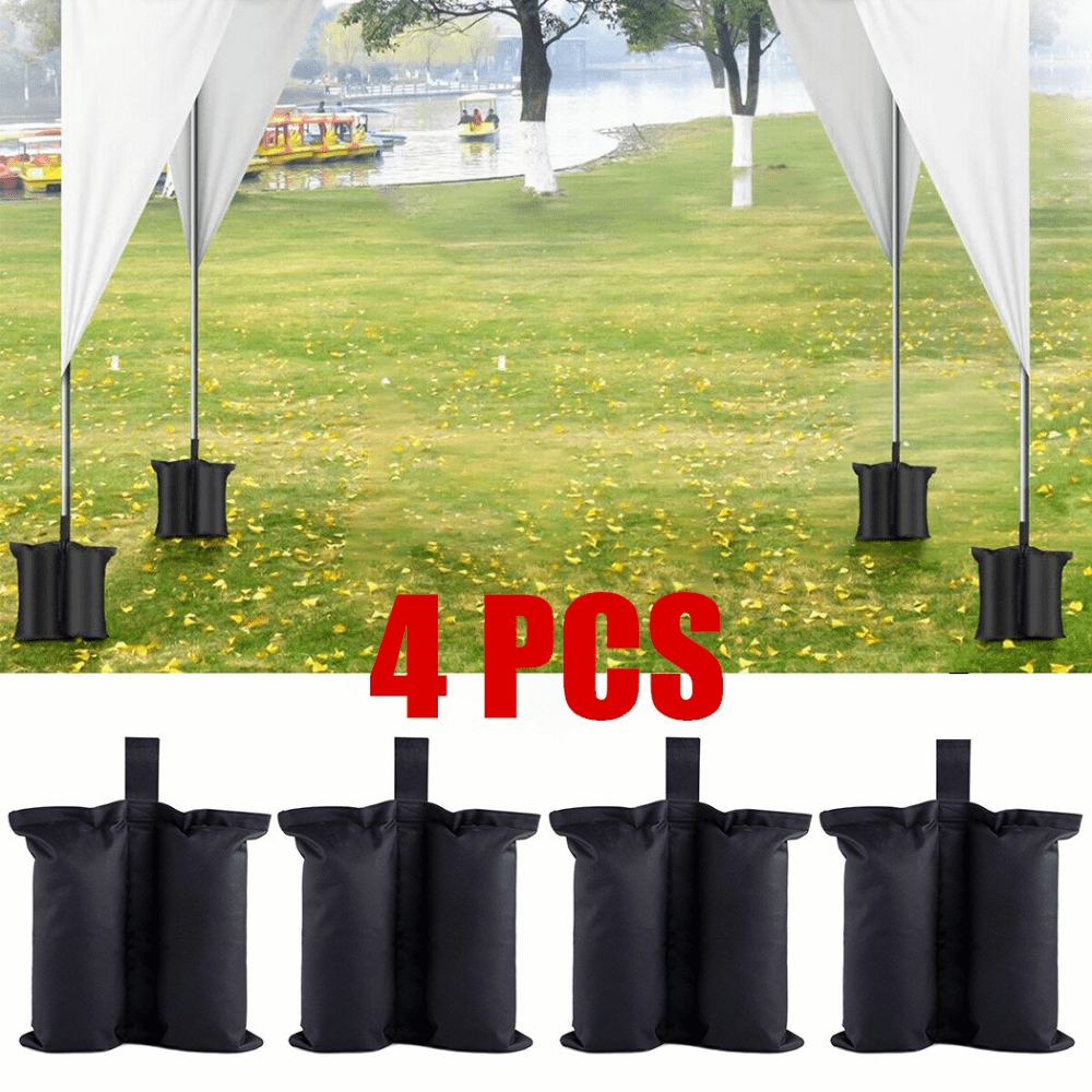 

4pcs Waterproof Weights Sand Bag, Leg Weights For Outdoor Sun Shelter, Canopy, Tent, Leg Weights For Instant Outdoor Sun Shelter Canopy