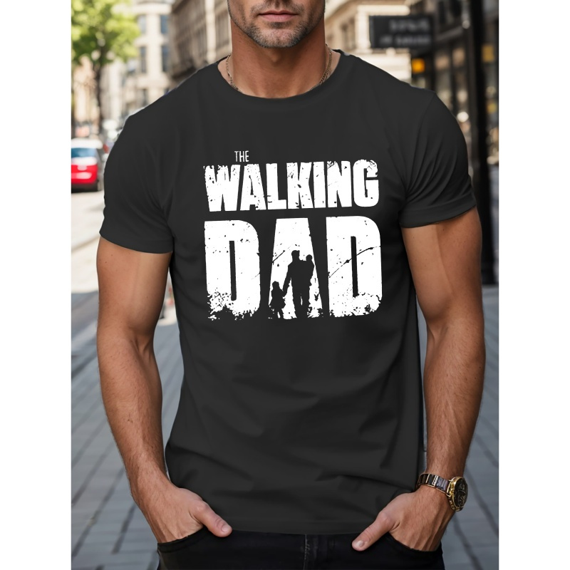 

The Walking Dad Vintage Men's Short Sleeve T-shirt Summer T-shirt Top