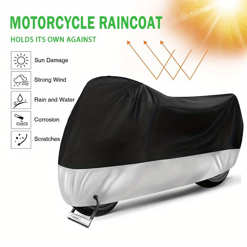 

Thickened Motorcycle Cover Waterproof Motor Cover Raincoat Rain And Dust Uv Motorcycle Covers