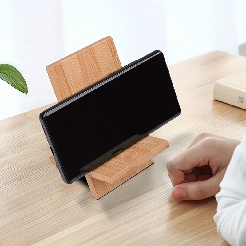 竹製マルチデバイス充電ステーション木製機器収納ボックス 携帯電話充電器デスクスタンド android ipad ipho - Temu Japan