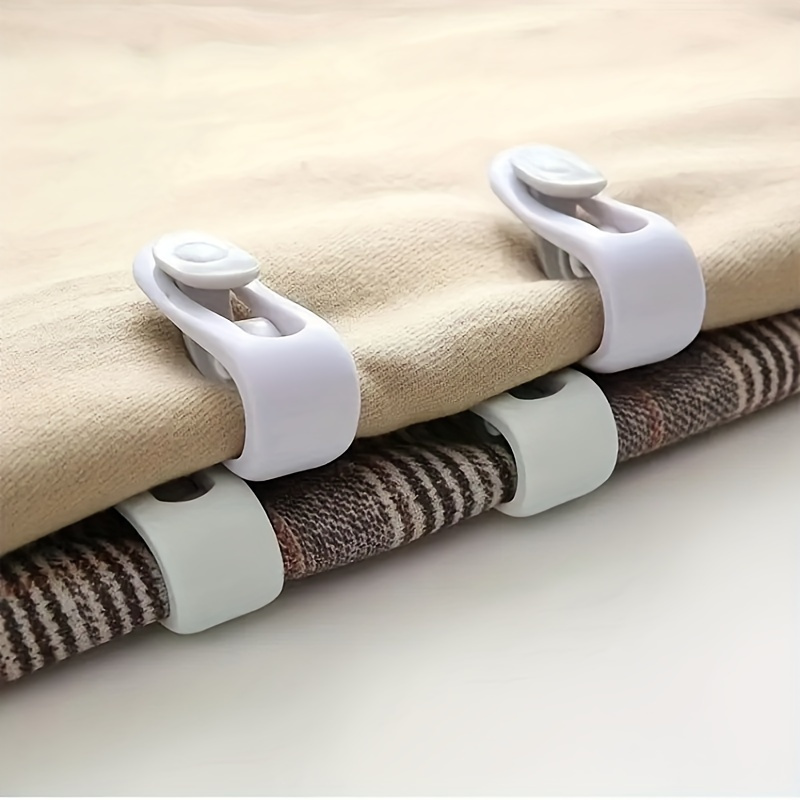 6 pinces antidérapantes pour couette - Support de couette lavable à la main, fixation anti-dérapante pour couverture de chambre à coucher, installation facile, matériau durable - Fixez les draps et les rideaux en toute sécurité