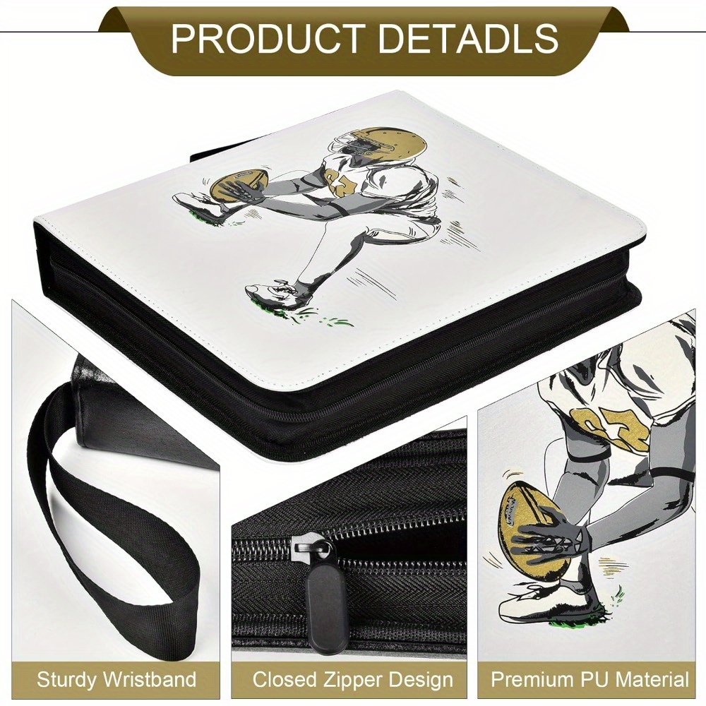 720 pockets football card binder 2024 football trading cards - Temu