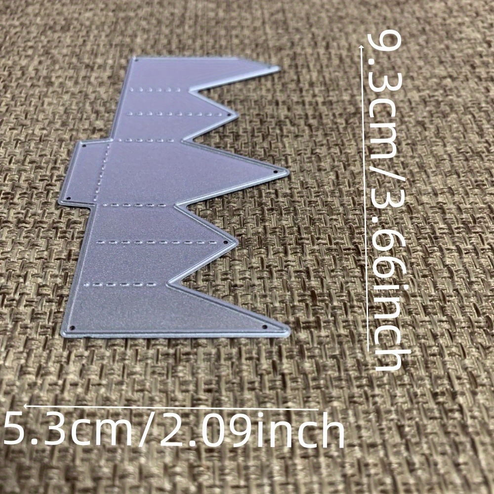 Newly Designed Metal Cutting Die For Crafting, Perfect For Folded Star Flower Decorations In Scrapbooks, Albums, And Paper Card Crafts, Including Embossing