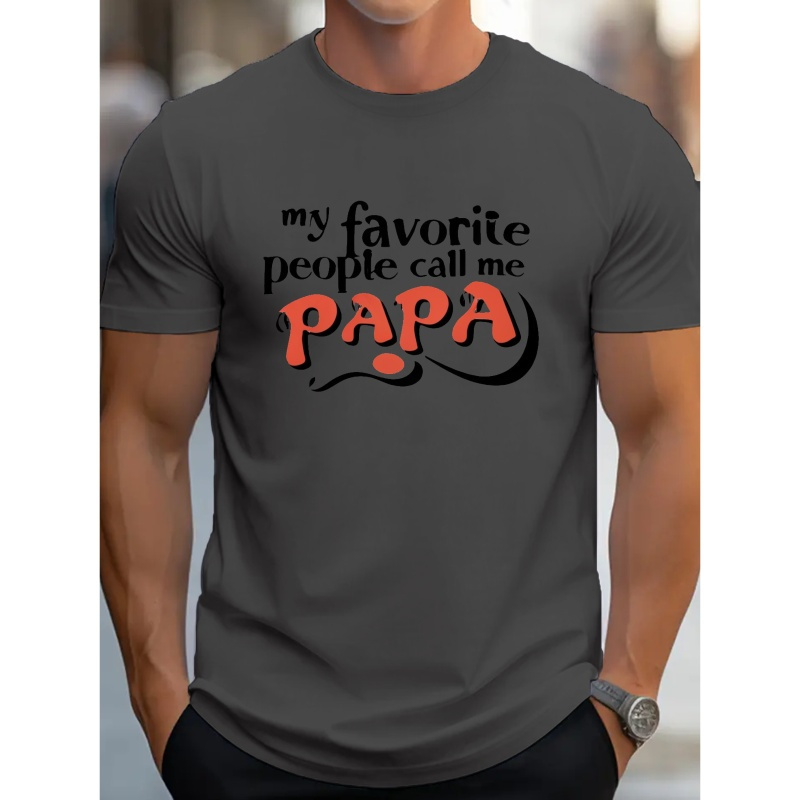 

Groovy Papa G500 Pure Cotton Men's T-shirt Comfort Fit