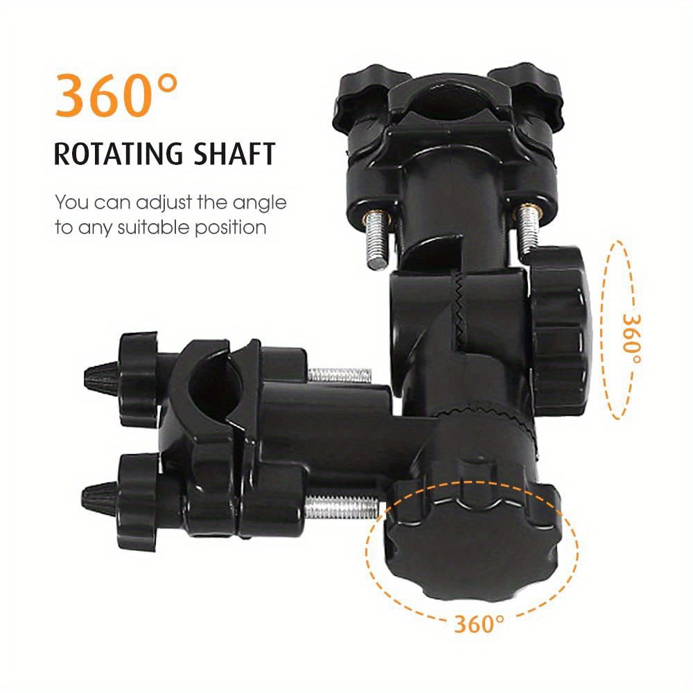 

1pc 360 Degree Multifunctional Adjustable Fixed Rod Holder, Chair Mounted Umbrella Stand, Rotating Fishing Seat Stand