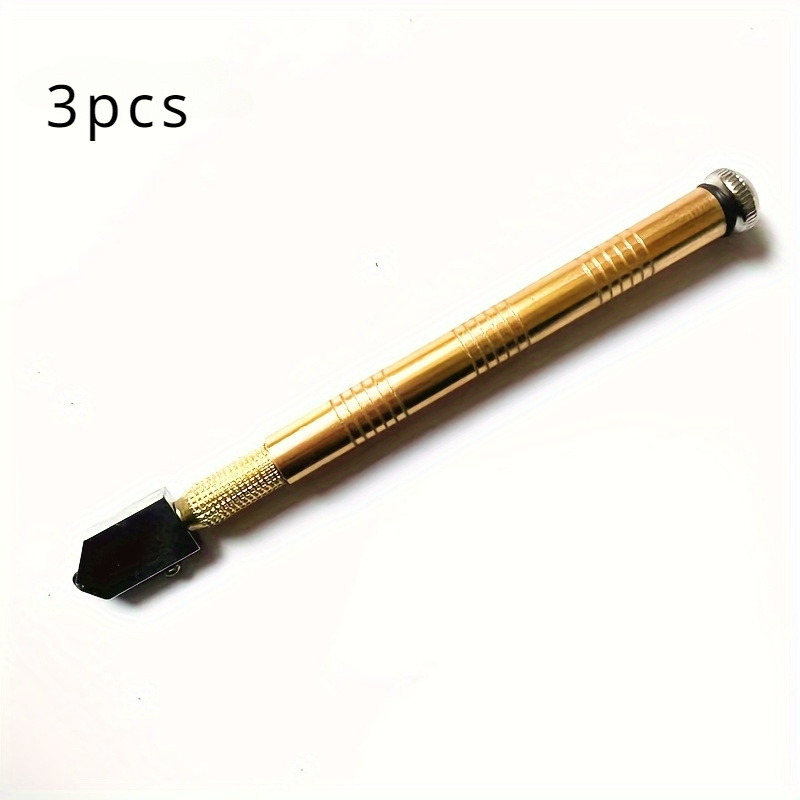 3pcs Diamond Glass Cutter - Professional Manual Tool For Cutting Ceramic And Floor Tiles With Precision And Ease