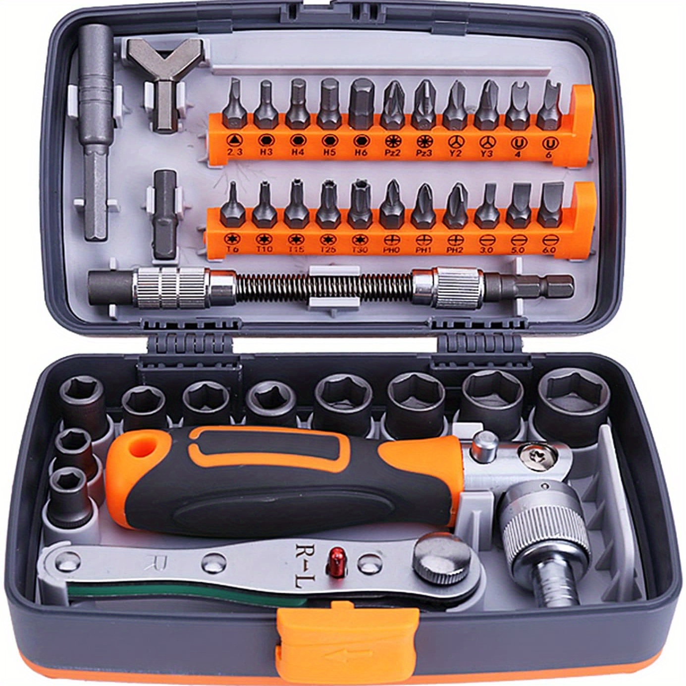 

38 In 1 Ratcheting Screwdriver Set Perfect Screwdriver Socket Combination Set For Home Repair Diy Hand Tool Set Projects