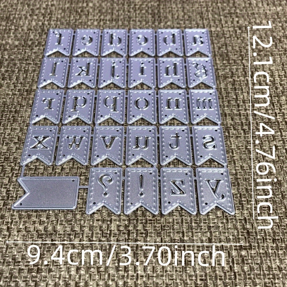 1pc Letter Banner Metal Cutting Dies Stencils For Diy Scrapbooking Decorative Embossing Handcraft Die Cutting Template Mold
