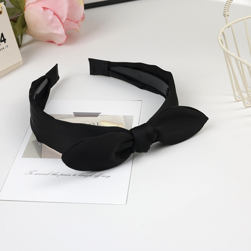 Image of Same As An Instagram Celebrity Fashionable Sweet Ear Headband Easy Fabric Satin Retro Niche High-grade Headband Hair Additions For Women