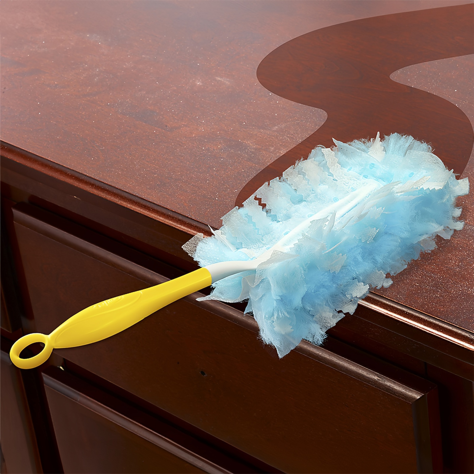 10 pack electrostatic disposable duster refills easy dust removal for bedroom bathroom kitchen furniture no electricity or battery needed handle not included cleaning tools accessories details 9