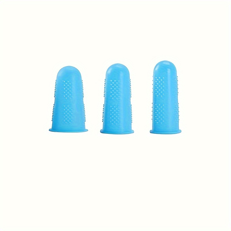 

3pcs Silicone Finger Protectors For Hot Glue Gun - Hand Guards, Polyester Material, No Electricity Or Battery Needed