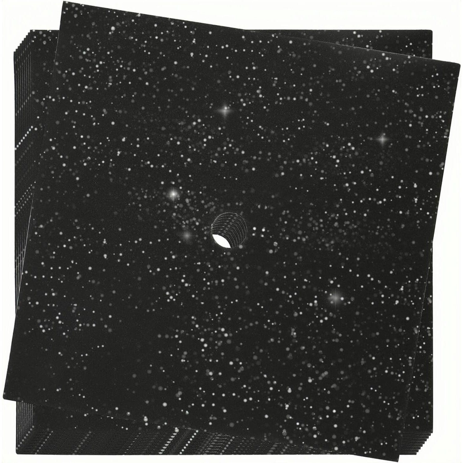 12 Pieces Construction Paper Blank Glitter Graduation Cap Decorations Kit | UK