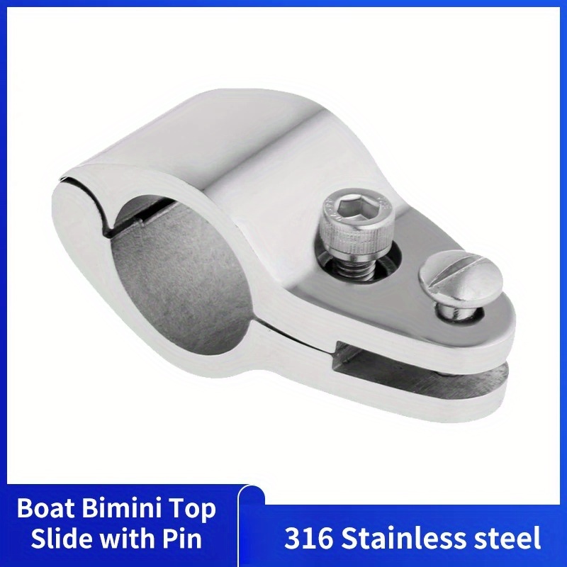 2 Œillets Intérieurs Bateau 22mm – Acier Inoxydable 316 – Pour Tubes Bimini 7/8″ – Anticorrosion – Insertion Facile