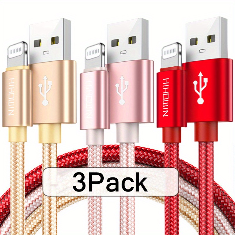 3pcs usb fast charging cable iphone 14 13 12 pro Temu Philippines