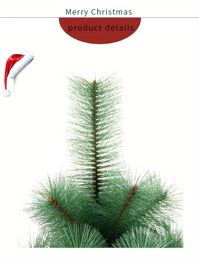 1pc lifelike artificial christmas tree perfect for holiday decor home office details 2