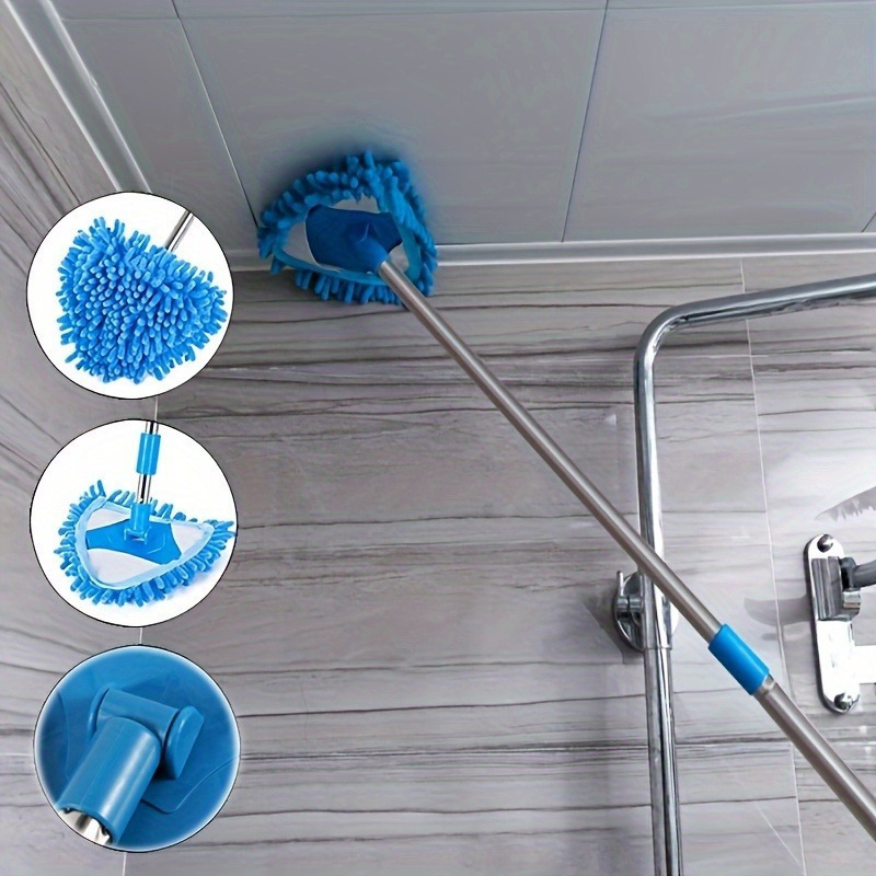 

Multi-functional Retractable Cleaning Mop With Extra Long Handle - Ceiling, Wall, Air Conditioner Dust Removal Mop Without Electricity