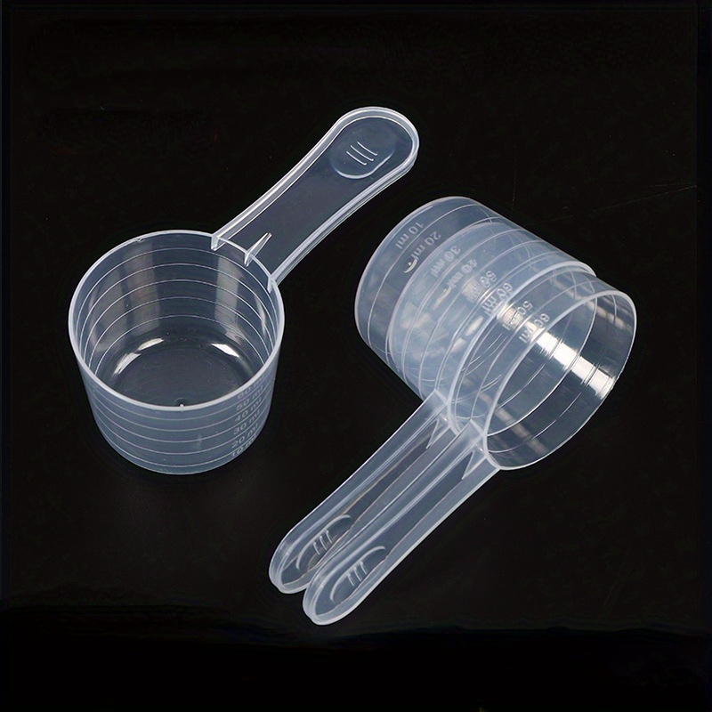 

5/10pcs -permeability Pp Spoon, 30g, 60ml Spoon, Graduated Spoon, Plastic Measuring Spoon, Spoon