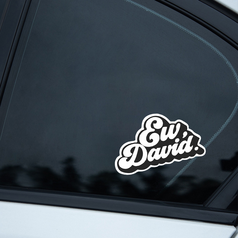 

Vinyl "" Sticker Decal - Multipurpose Adhesive For Car Window, Bumper, Laptop, Guitar, Refrigerator, Vehicle Tailgates & More