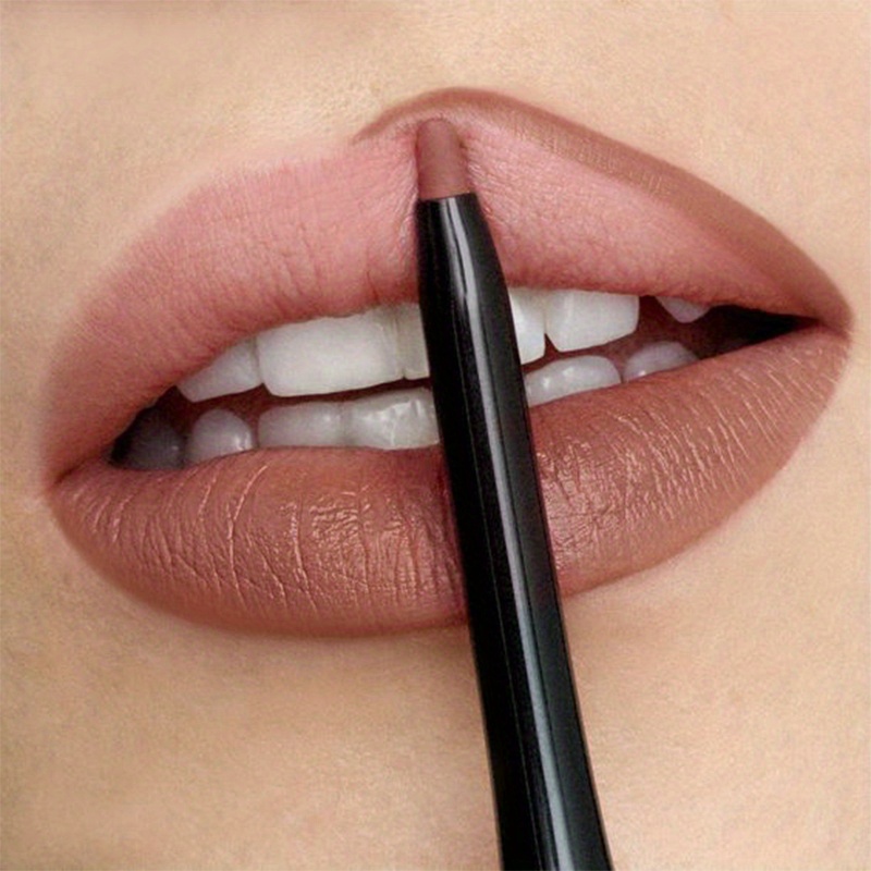 Elegant Matte Lip Liner And Lipstick Pen: Alcohol-free, Waterproof, Formula For