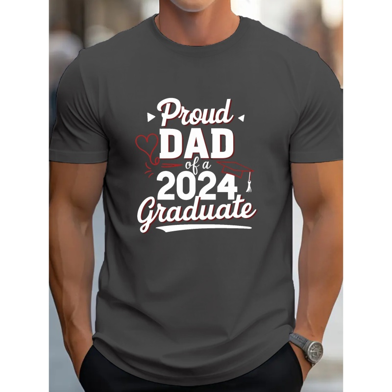 

Proud Dad Graduate G500 Pure Cotton Men's T-shirt Comfort Fit
