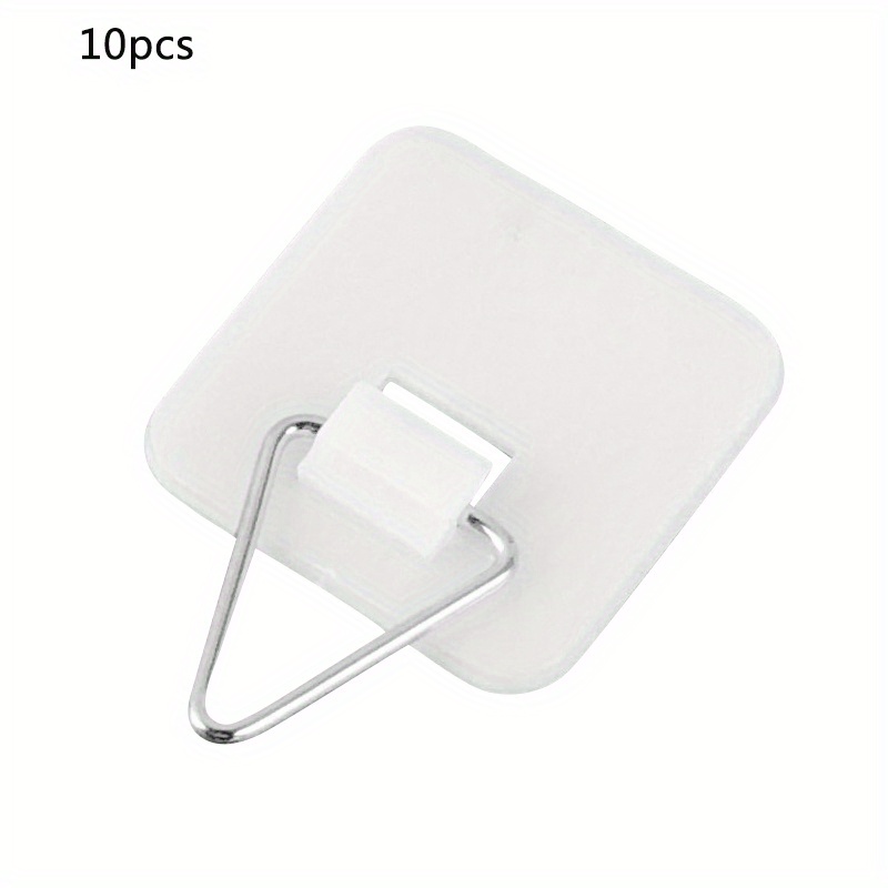 Self-adhesive Hooks For Wall Art In Packs Of 5, 10, Or 15, Designed For Hanging Plates , Ideal For Displaying Pictures And Photos On Walls, As Well As For Bathroom Use, Utility Hooks