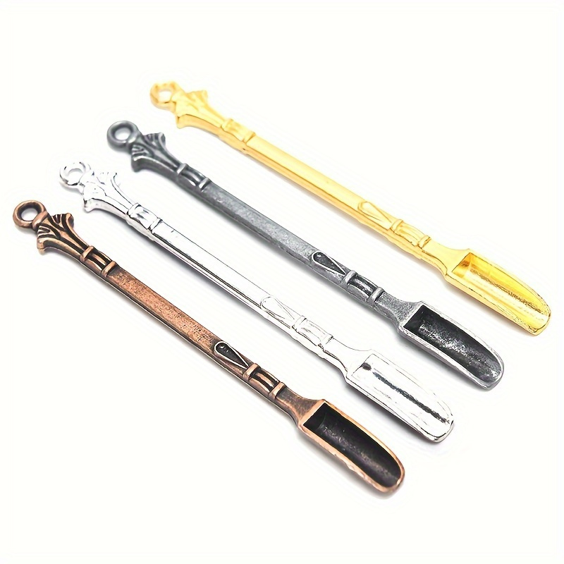 

4pcs, Mini Spoon, Shovel Aluminum Alloy Metal Spoon, Kitchen Supplies, Party Decor, Party Supplies, Holiday Supplies, Table Decor, Dining Room Supplies