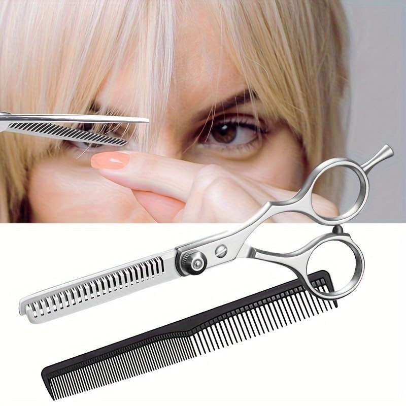 

Professional Stainless Steel Hair Thinning Scissors, Texturizing Shears For Barber, Salon, And Home Use - Ideal For Men And Women