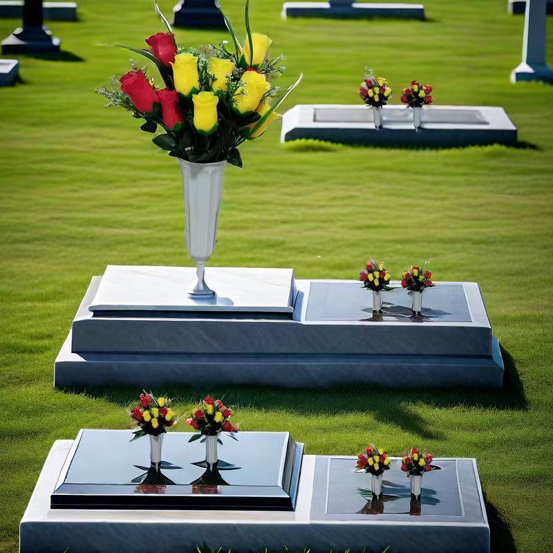 elegant artificial graveyard flowers with vase perfect for memorials funerals cemetery decorations