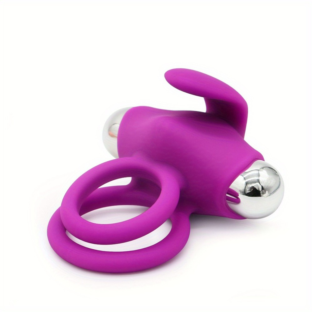 free male sex toy Double Shock Vibration Cock Ring For Couples – ZhenDuo Sex Shop main image 0