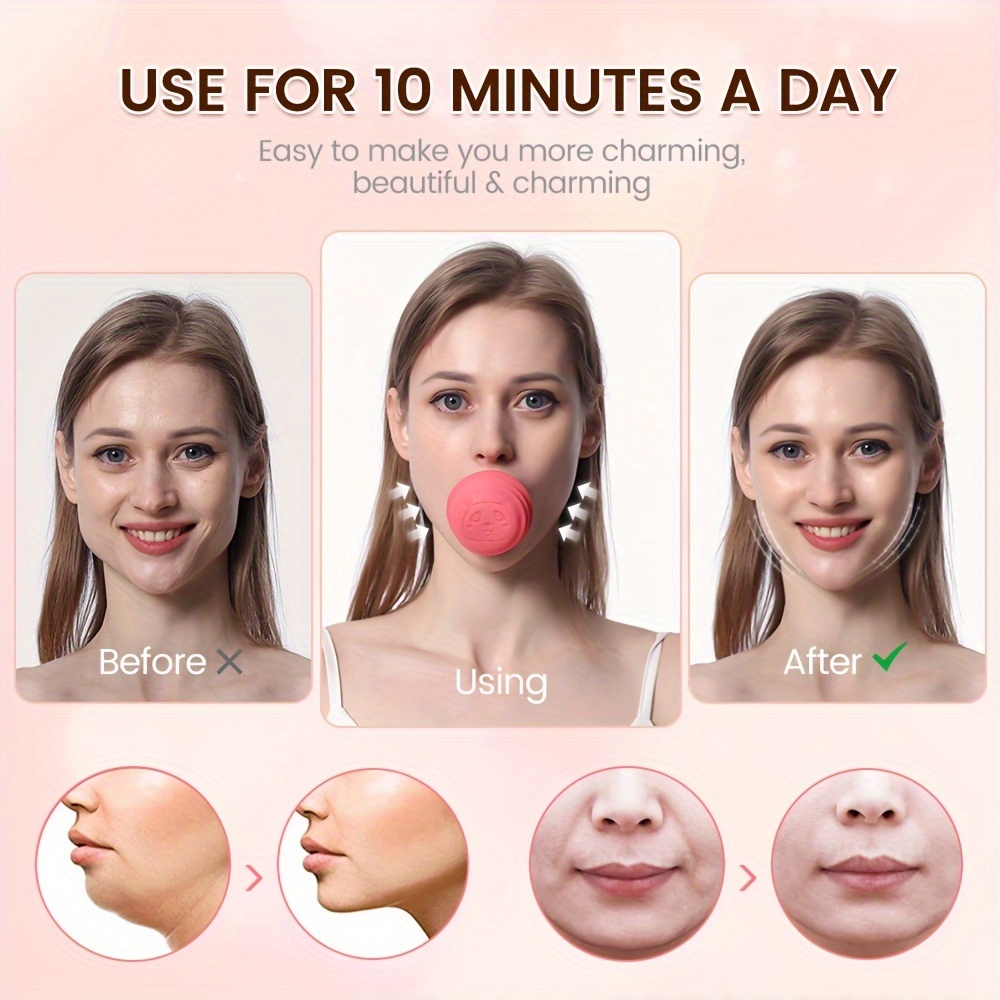 jaw face neck toning exerciser women v shape double chin Temu